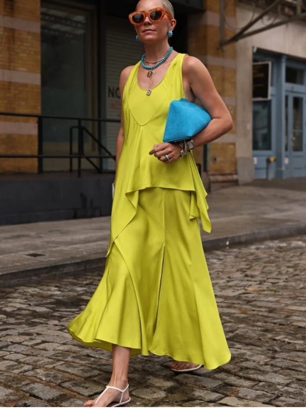 Zara flowy dress with cape limited edition